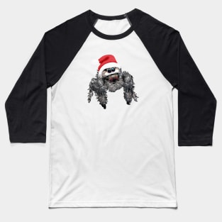 Santa White Regal Jumping Spider Baseball T-Shirt